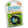 Dymo Originalband 91222 schwarz auf gelb 12mm x 4m Plastik