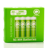 Aufladbare AA Akku-Batterien, Q-Nomic, 4 St. (NI-MH, 1.2V, 2000 mAh)