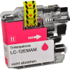 Kompatible Druckerpatrone ersetzt Brother LC-12EM · Magenta