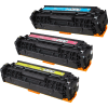 Kompatibles Toner 3er-Multipack ersetzt HP 305A Serie (CE411-13A / CF370) · 3-farbig (CMY)