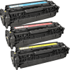 Kompatibles Toner 3er-Multipack ersetzt HP 312A Serie (CF440 / CF381-83A) · 3-farbig (CMY)