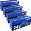 4 Brother Toner TN-248 Multipack K C M Y 4-farbig