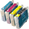 Kompatibles Druckerpatronen Multipack ersetzt Epson 18 (C13T18064012) · 4-farbig (CMYK)